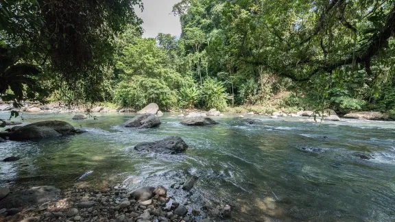 The area of San JosÃ© de LeÃ³n, MutatÃ¡, Antioquia, Colombia, is rich in clean water - a great asset, but also a threat to the community, as mining companies and other interests may enter the scene to exploit or damage the natural resource. Photo: LWF/Albin Hillert