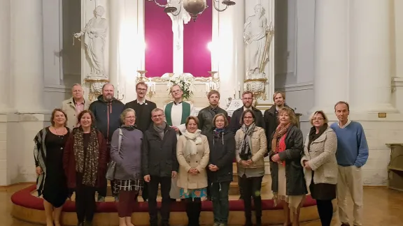 The participants of the communications workshop. Photo: LWF/Praxedis Bouwman