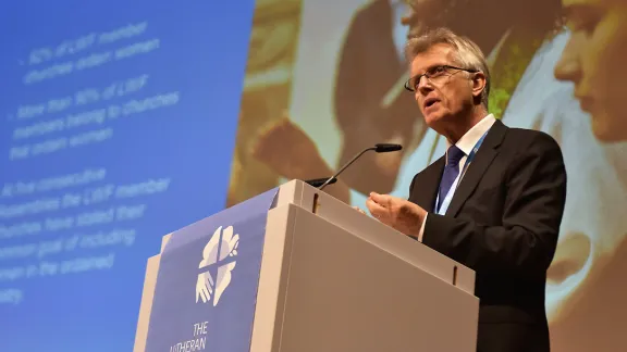 LWF General Secretary Rev. Dr Martin Junge. Photo: LWF/M. Renaux