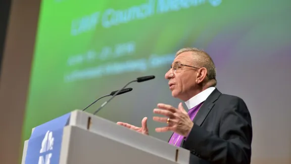 LWF President Bishop Dr Munib A. Younan. Photo: LWF/M. Renaux