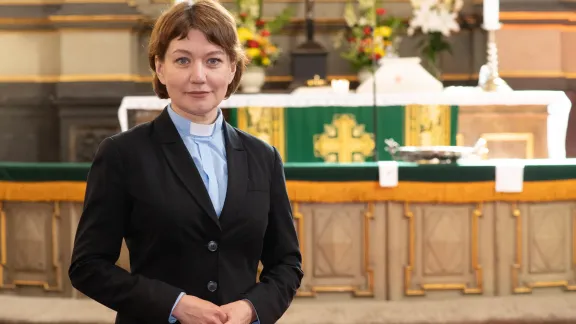 The Lutheran World Federation Council has elected Estonian theologian Rev. Anne Burghardt as the next General Secretary of the global communion of Lutheran churches. Photo: Erik Peinar