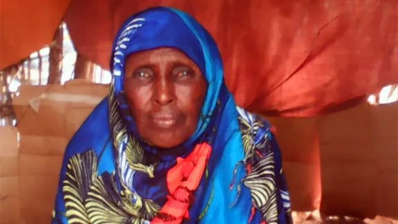 Khadija in her home. Photo: LWF Kenya-Djibouti 