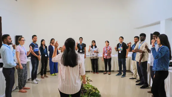 Morning Devotion during the Global Young Reformersâ Network 2.0 Asia Regional Meeting in 2019. Photo: LWF/Johanan Celine Valeriano