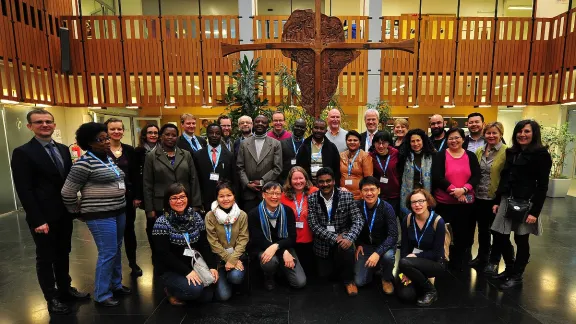 LWF lay leaders: studying Lutheran theology at historical sites of the Reformation and experiencing the worldwide church community. January 2017. Photo: LWF/M. Renaux