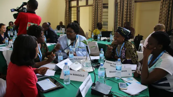 LWF member church representatives, during a past regional meeting in Moshi, Tanzania. Photo:LWF