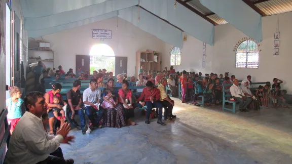 A worship service in a congregation of the Augustinian Lutheran Church of Guatemala. Photo: ILAG