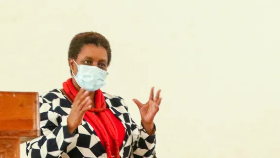 Rev. Dr Angela Olotu, Dean of the theology faculty of the Tumaini University Makumira in northern Tanzania. Photo: Erick Adolph/ELCT