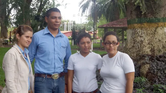 A group of participants in the LWF-run PACOS course. Photo: LWF Central America/M. Salinas