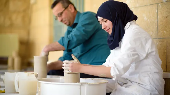 Through the Augusta Victoria Hospital and the Vocational Training Program, The LWF Jerusalem program has been assisting Palestinian refugees for 70 years. Photo: LWF / M. Renaux