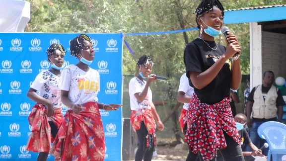 Congolese dancers participate in the Kakuma Got Talent Season 8 held last year in Kakuma. Photo Credit: Denise Akun