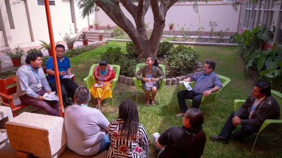 LWF regional and global gatherings provide space to reflect together on diverse contexts and identify common strategies and themes. In this photo; an intergenerational discussion at the 2019 Leadership Conference for the Latin America and Caribbean & North America regions, in Lima, Peru. LWF/A. Danielsson