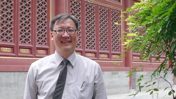 Pfr. Philip Lok, früherer Bischof der Lutherischen Kirche in Malaysia, in Petaling Jaya bei dem Treffen der lutherischen Kirchen in Asien. Foto: LWB/W. Chang