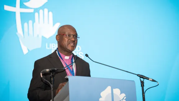 Rev. Dr Panti Filibus Musa, Archbishop of the Lutheran Church of Christ in Nigeria, President of The Lutheran World Federation. Photo: LWF/Albin Hillert