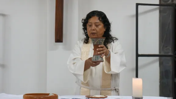 Pastor President Adita Torres Lescano of the Lutheran Church of Peru. Photo: LWF/P.Cuyatti