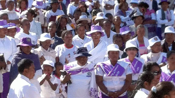 15.000 Frauen besuchten die Versammlung in Antsirabe, Madagaskar. Foto: LWB/E. Neuenfeldt