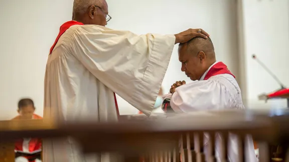 Am 6. Dezember wurde Denis Rakotozafy ins Amt des Präsidenten der Madagassischen Lutherischen Kirche eingeführt. Foto: MLK