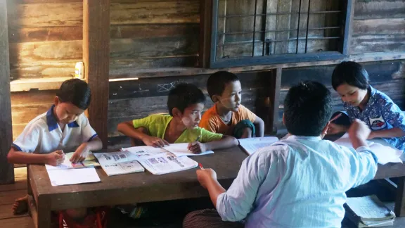 Thanks to the work of the Lutheran churches in Myanmar, children from marginalized communities can go to school and aspire to a brighter future. Photo: LWF/I. Dorji