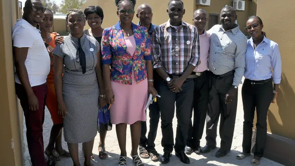 Members of the local planning team for the LWF Youth pre-Assembly. Photo: LWF/ C.Bader