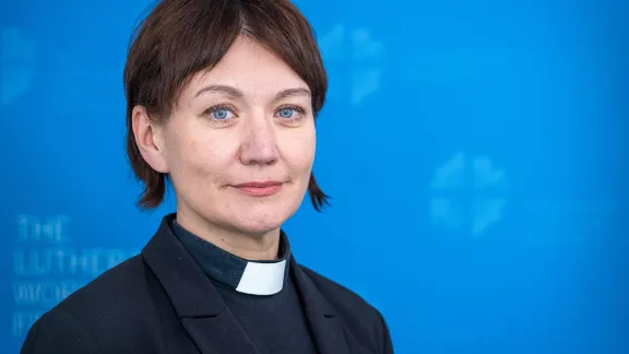 Rev. Anne Burghardt, General Secretary of The Lutheran World Federation. Photo: LWF/A. Danielsson 