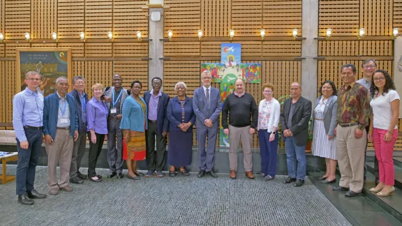 Participants of the 2019 Retreat of Newly Elected Leaders with LWF General Secretary Rev Dr Martin Junge and LWF Area Secretaries. Photo: LWF/C. KÃ¤stner