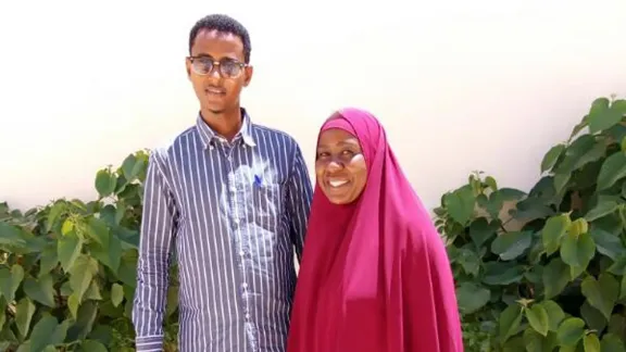 Abdi Abdullahi has come home. He is grateful to LWF for helping him gain the life experience that has enabled him to return to Somalia and serve his community. Photo: LWF/ Anne Wangari