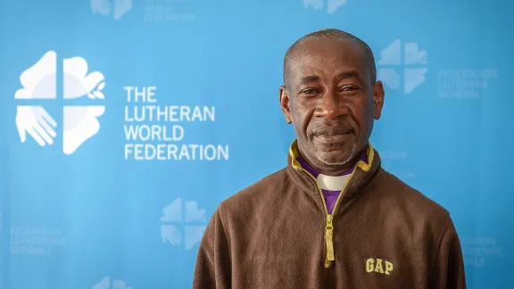 Bishop Antonio Alfredo Barros, Western Diocese of the Evangelical Lutheran Church of Angola. Photo. S. Gallay