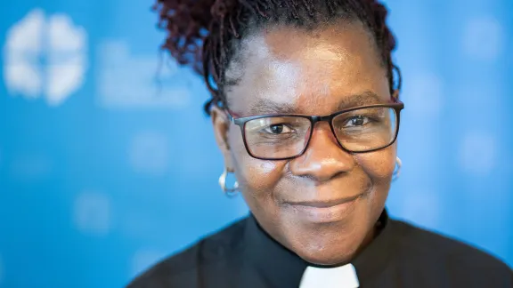 Pfarrerin Elitha Moyo, Koordinatorin des Bereichs Gendergerechtigkeit bei der Evangelisch-Lutherischen Kirche in Simbabwe. Foto: LWB/Albin Hillert