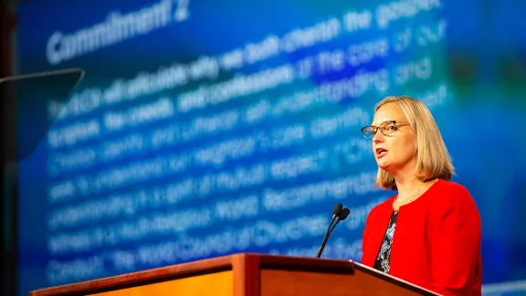 Ms Kathryn Mary Lohre, Executive for Ecumenical and Inter-religious Relations & Theological Discernment for the Evangelical Lutheran Church in America (ELCA). Photo: ELCA