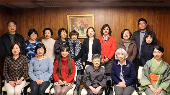 Discussions at the April 2015 LWF WICAS regional meeting in Tokyo, Japan, included feedback on local translations of the LWF Gender Justice Policy. Photo: LWF/WICAS