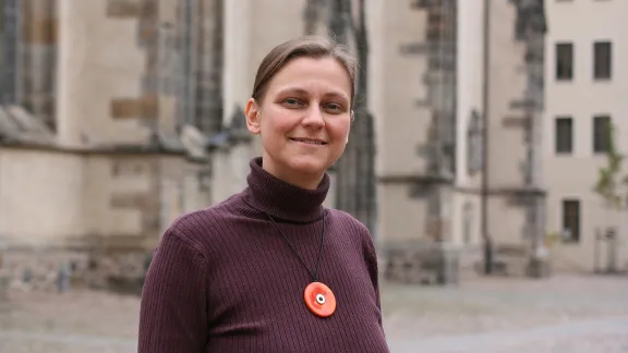 Dr. Nikola Schmutzler, pastor of the Evangelical Lutheran Church of Saxony. Photo: LWF/A. WeyermÃ¼ller