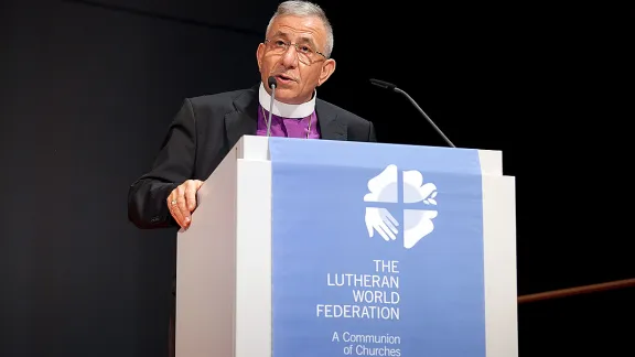 Meeting of the LWF Council, Wittenberg, Germany, 15â21 June 2016. Presidentâs address by Bishop Munib A. Younan. Photo: LWF/Marko Schoeneberg