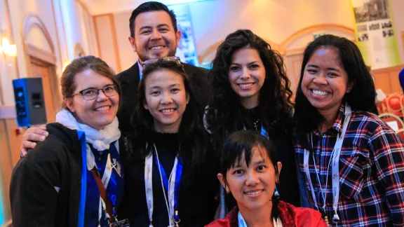 Delegates at Youth Pre-Assembly, Windhoek, Namibia, May 2017. Photo: LWF/Albin Hillert