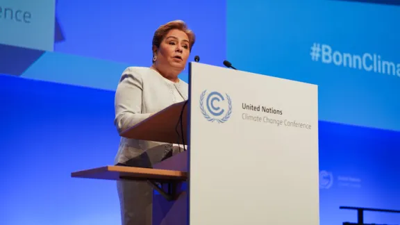 UN Climate Change Executive Secretary Patricia Espinosa