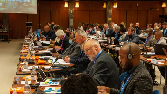 LWF Council members in plenary session 