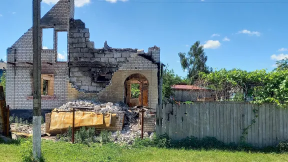 Houses in Chernihiv, Ukraine