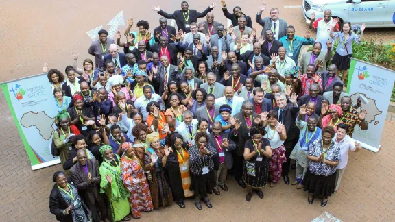 Participants of the 2017 Africa Pre-Assembly. Photo: LWF/A. Weyermüller