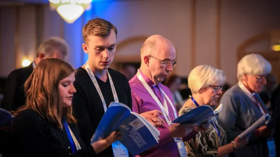 Participants from the European regions at the Twelfth Assembly. Photo: LWF/Johanan Celine Valeriano 