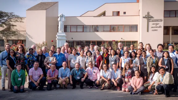 Participants in the Latin America and the Caribbean & North America Leadership Conference in Lima, Peru, May 2019. Photo: LWF/A. Danielsson