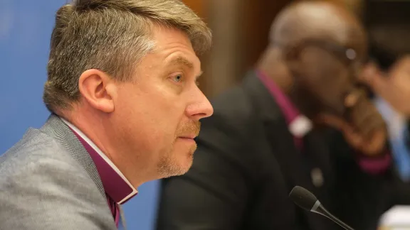 Vice-President Urmas Viilma during the June 2022 LWF Council meeting in Geneva. Photo: LWF/M. Renaux