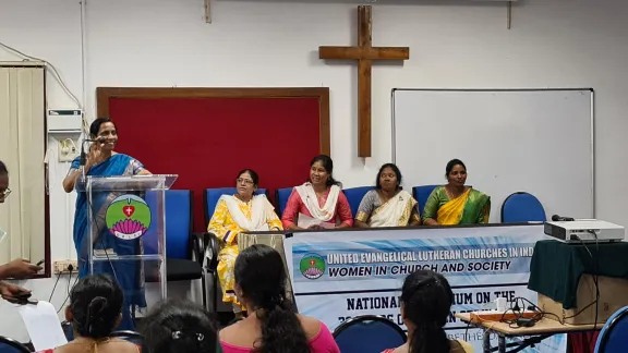 United Evangelical Lutheran Churches in India celebrates 30 years of women ordination. Photo: LWF/Philip Lok  