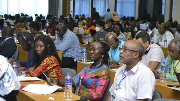 Delegates from The Evangelical Lutheran Church in Tanzania and the Lutheran Church of Christ in Nigeria and the LWF World Service country programs in Kenya--Somalia and Angola. Photo: ALCINET/F. Samari