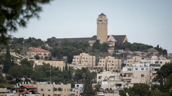 Das Auguste-Viktoria-Krankenhaus in Ostjerusalem