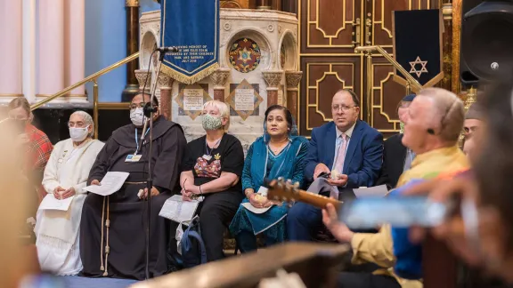 Interreligiöser Gottesdienst in der Garnethill Synagogue, Glasgow