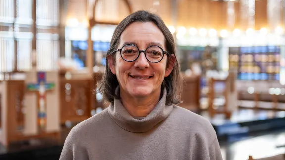 Rev. Emmanuelle Seyboldt, President, United Protestant Church of France. Photo: LWF/S. Gallay