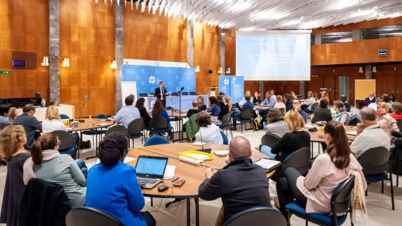 LWF staff during Days of Meetings back in 2019. Photo: LWF/S. Gallay