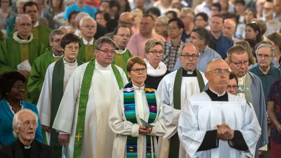 In July 2016, members of the Lutheran – Roman Catholic Commission on Unity met in London, United Kingdom, and participated in a mass held at the Westminster Cathedral. Photo: Mazur/catholicnews.org.uk