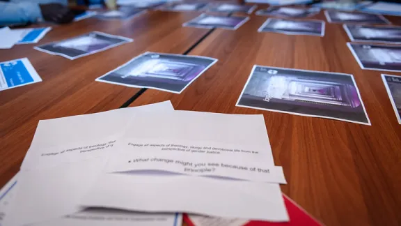 LWF Communion Office staff marked the 2019 International Women’s Day by taking part in activities on gender justice. This included quizzes, book presentations and reflections from General Secretary Rev. Dr Martin Junge. Photo: LWF/S. Gallay