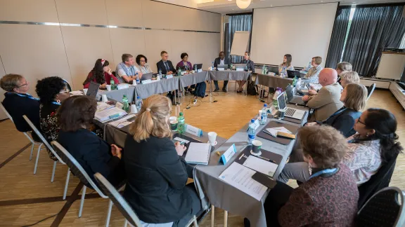 A session of the Committee for Communion Relations during the June 2024 LWF Council meeting