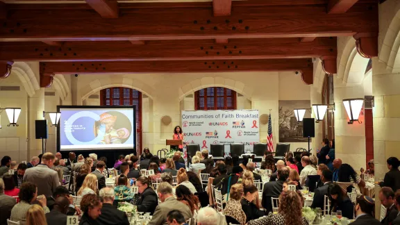 The prayer breakfast gathered leaders from faith groups and civil society.