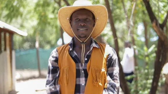 KGT participant participant Afro Zigi shares his dreams. Photo: LWF/ M. Lukulu